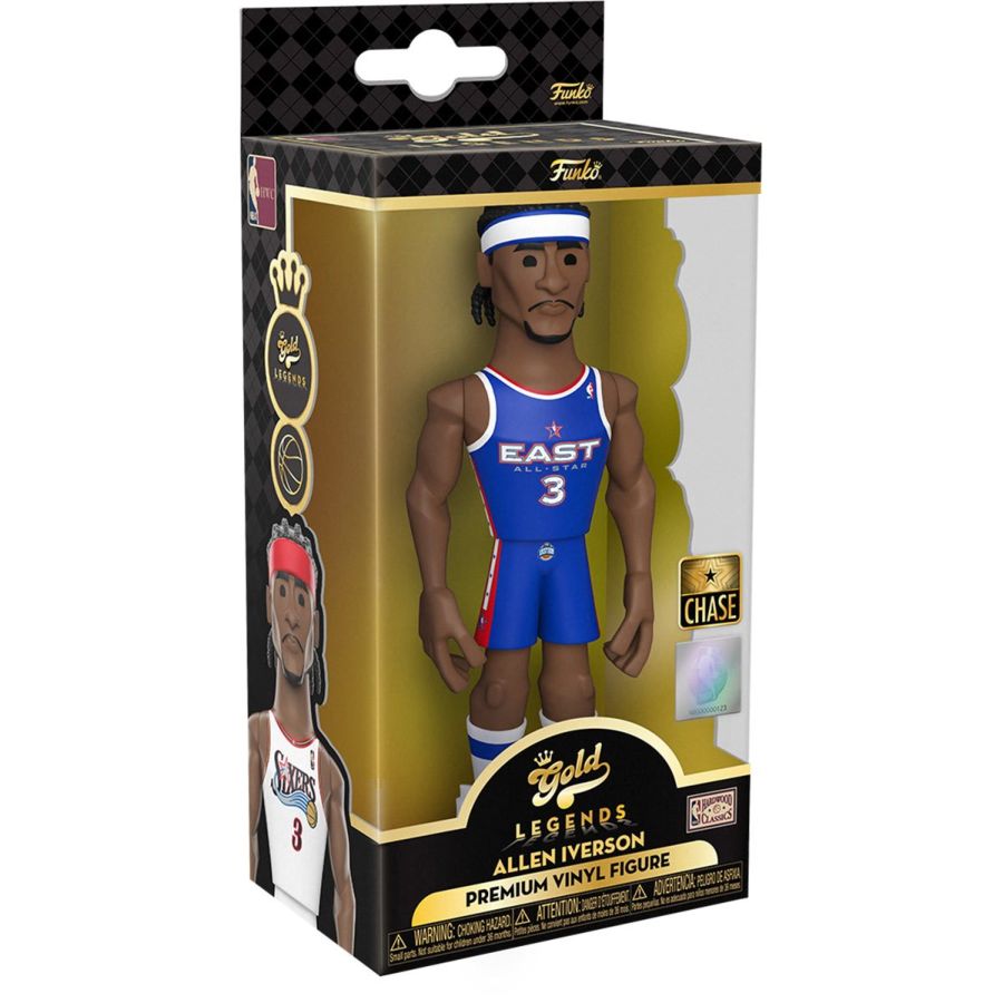 NBA Legends: 76ers - Allen Iverson 5" Vinyl Gold