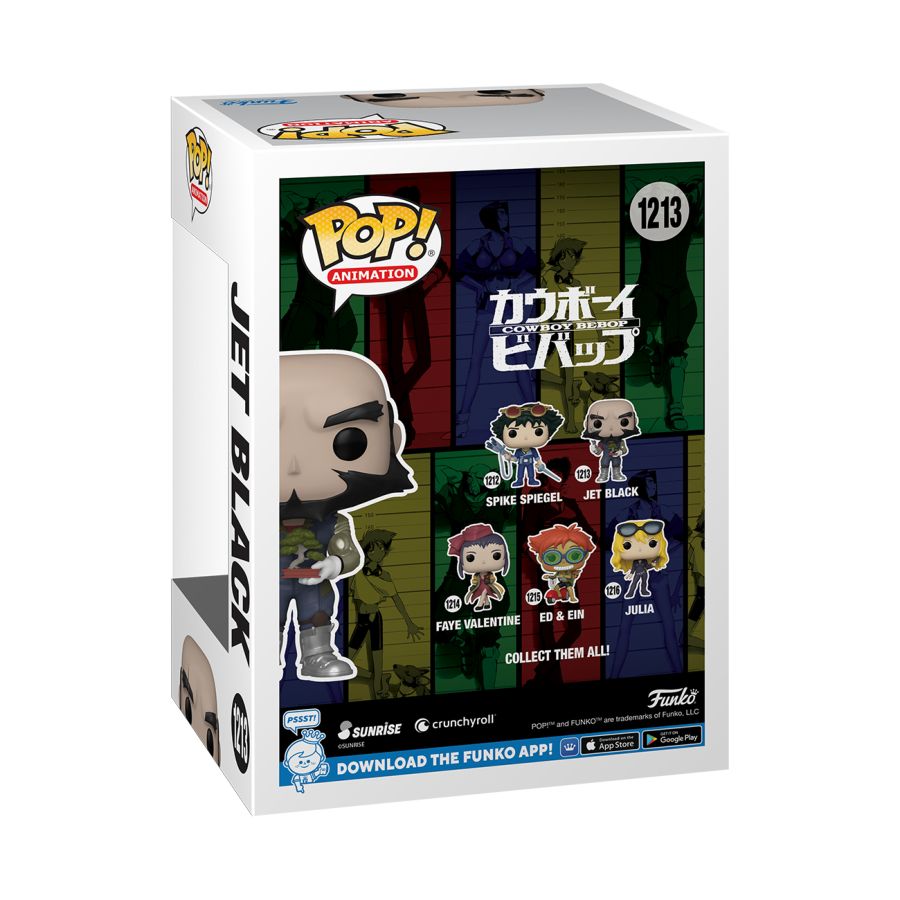 Cowboy Bebop - Jet Black with Bonsai Pop! Vinyl