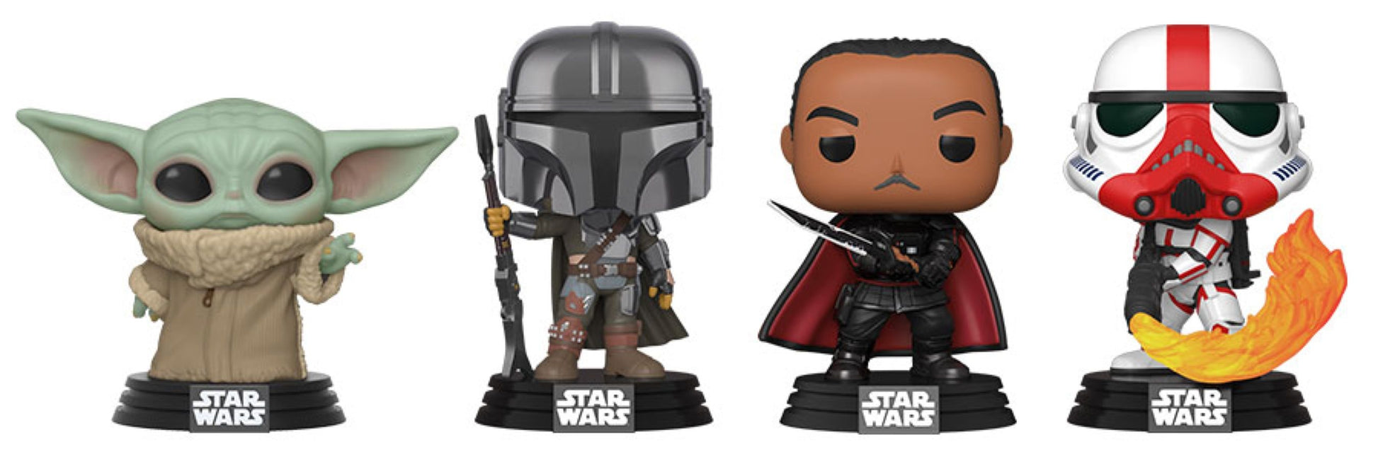Star Wars: The Mandalorian - US Exclusive Pop! Vinyl 4-pack