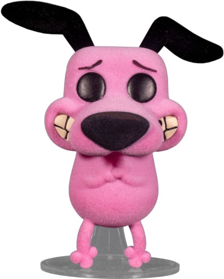 Courage the Cowardly Dog - Courage Flocked US Exclusive Pop! Vinyl