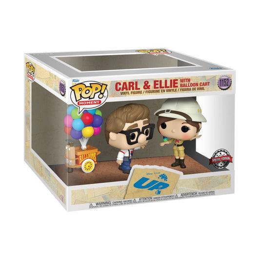 Up - Carl & Ellie w/Balloon Cart US Exclusive Pop! Moment