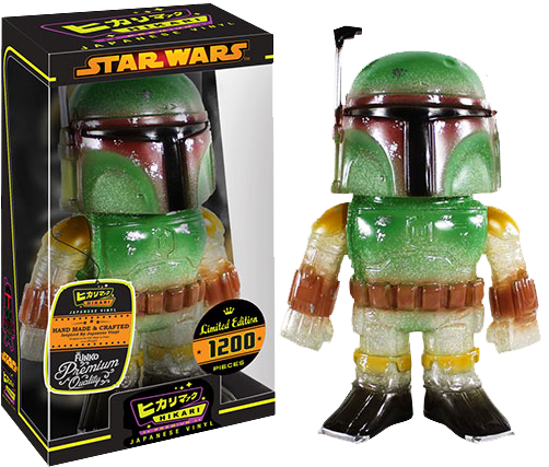 Star Wars - Boba Fett Starshine Glitter Hikari Figure - Ozzie Collectables