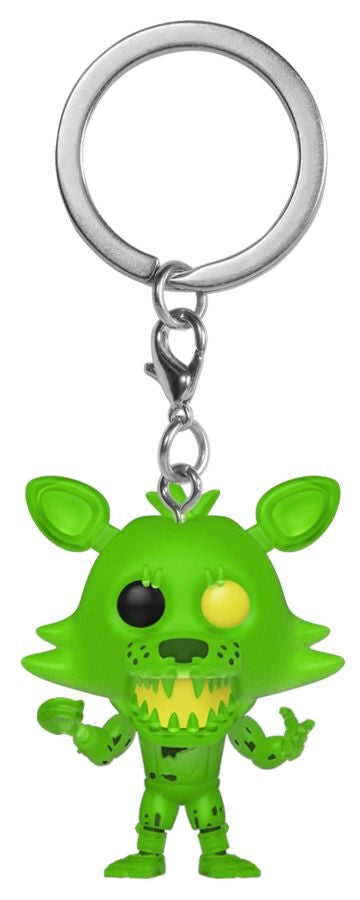 Five Nights at Freddy's: Special Delivery - Radioactive Foxy Pocket Pop! Keychain
