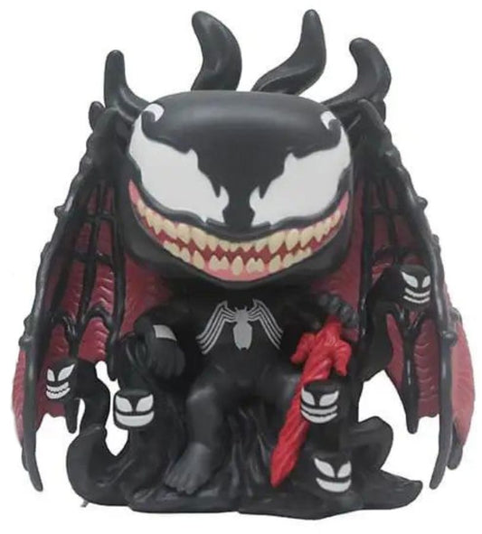 Venom - Venom on Throne Glow US Exclusive Pop! Deluxe 