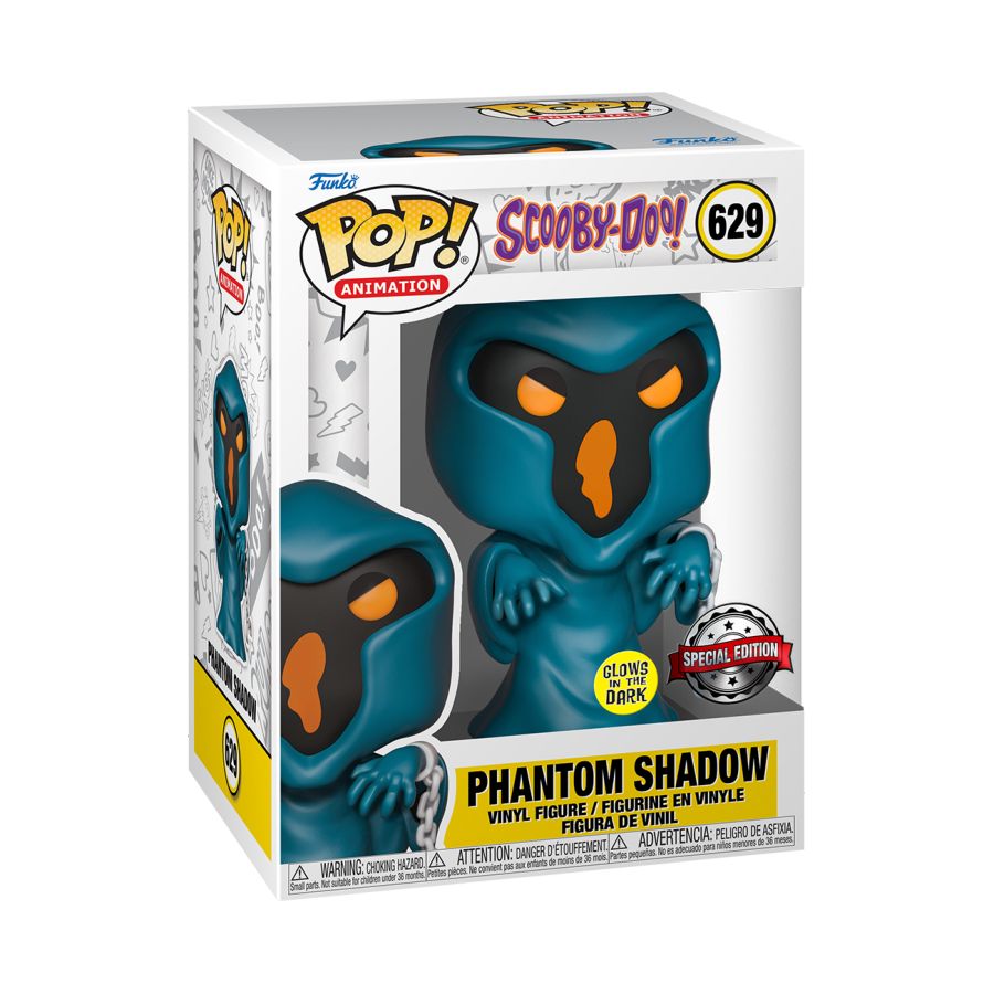Scooby Doo - Phantom Shadow Glow US Exclusive Pop! Vinyl | FUN60159 ...