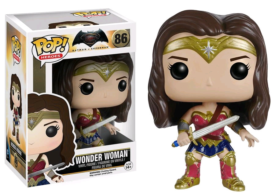 Batman v Superman: Dawn of Justice - Wonder Woman Pop! Vinyl - Ozzie Collectables