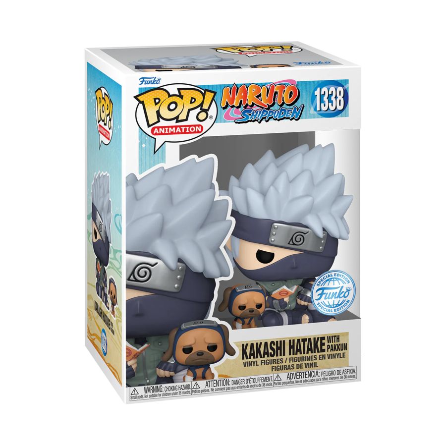 Naruto - Kakashi with Pakkun US Exclusive Pop! Vinyl