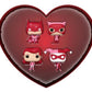 Batman: The Animated Series - Valentines Day US Exclusive Pocket Pop! 4-pack