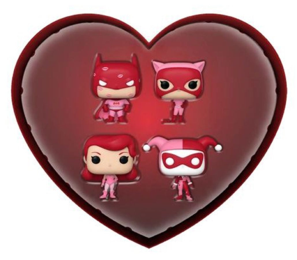 Batman: The Animated Series - Valentines Day US Exclusive Pocket Pop! 4-pack