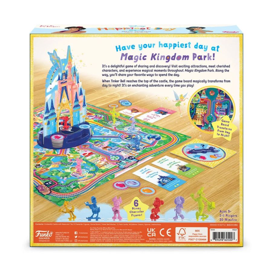 Disney - Happiest Day Magic Kingdom Park Board Game