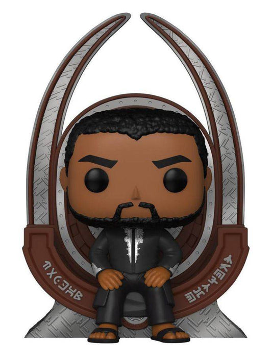 Black Panther (2018) - TChalla on Throne US Exclusive Pop! Deluxe