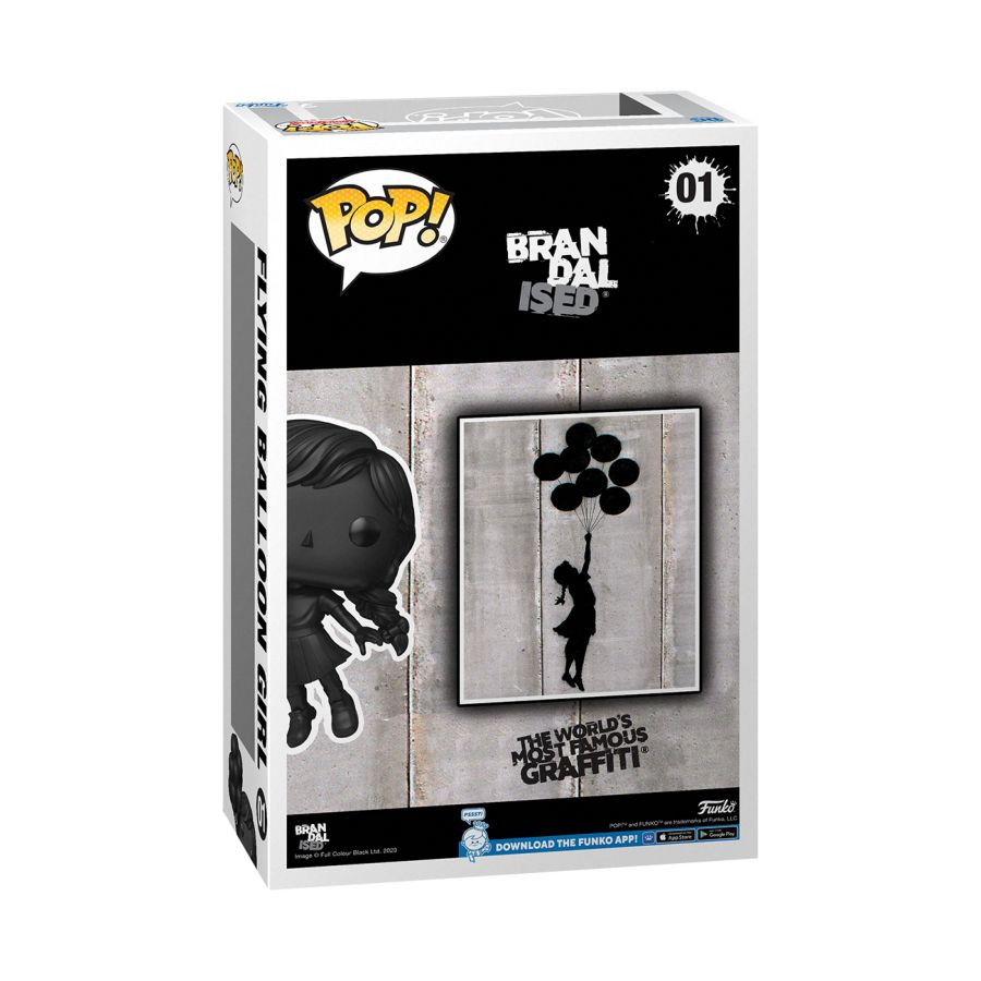 Brandalised - Flying Balloon Girl Pop! Art Cover
