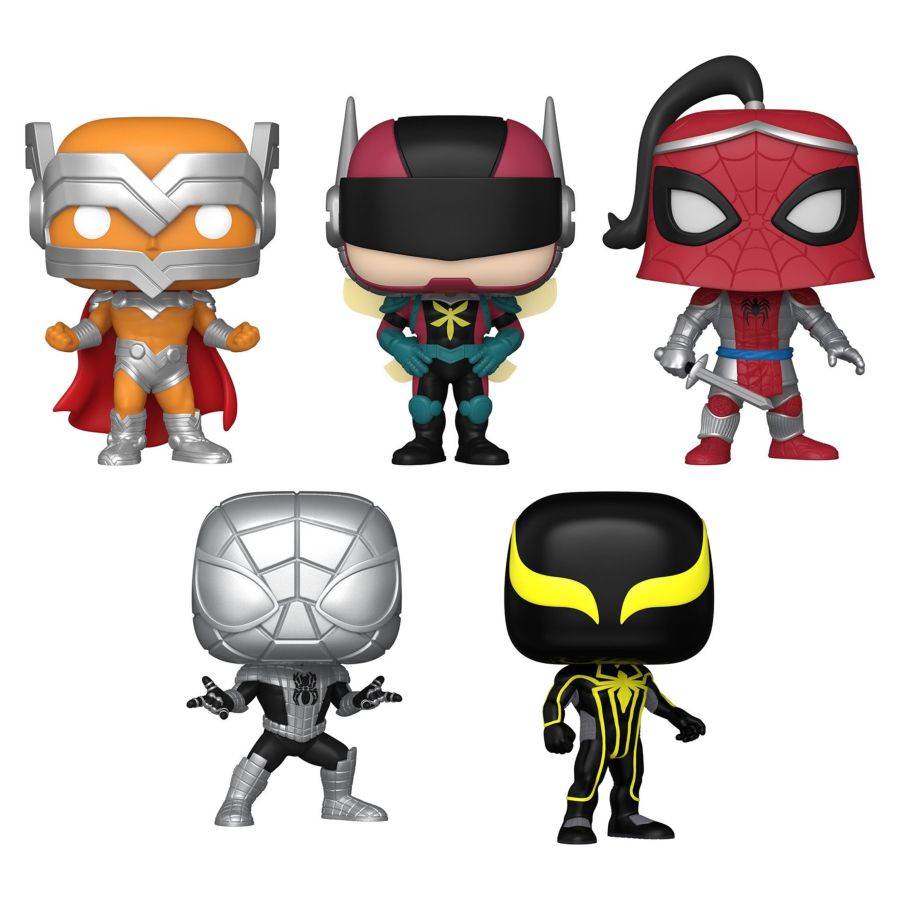 Marvel: Year of the Spider - SpiderMan US Exclusive Pop! 5-Pack