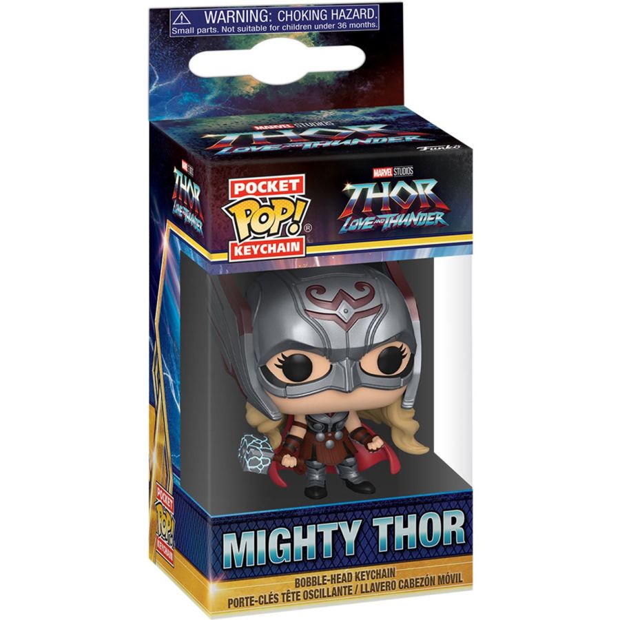 Thor 4: Love and Thunder - Mighty Thor Pop! Keychain