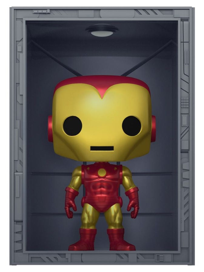 Marvel Comics - Hall of Armor: Iron Man Model IV Metallic US Exclusive Pop! Deluxe