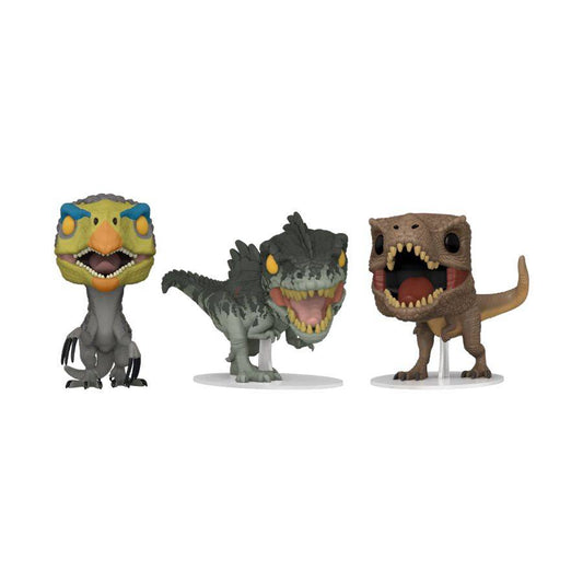 Jurassic World 3: Dominion - Dinosaurs US Exclusive Pop! 3-Pack