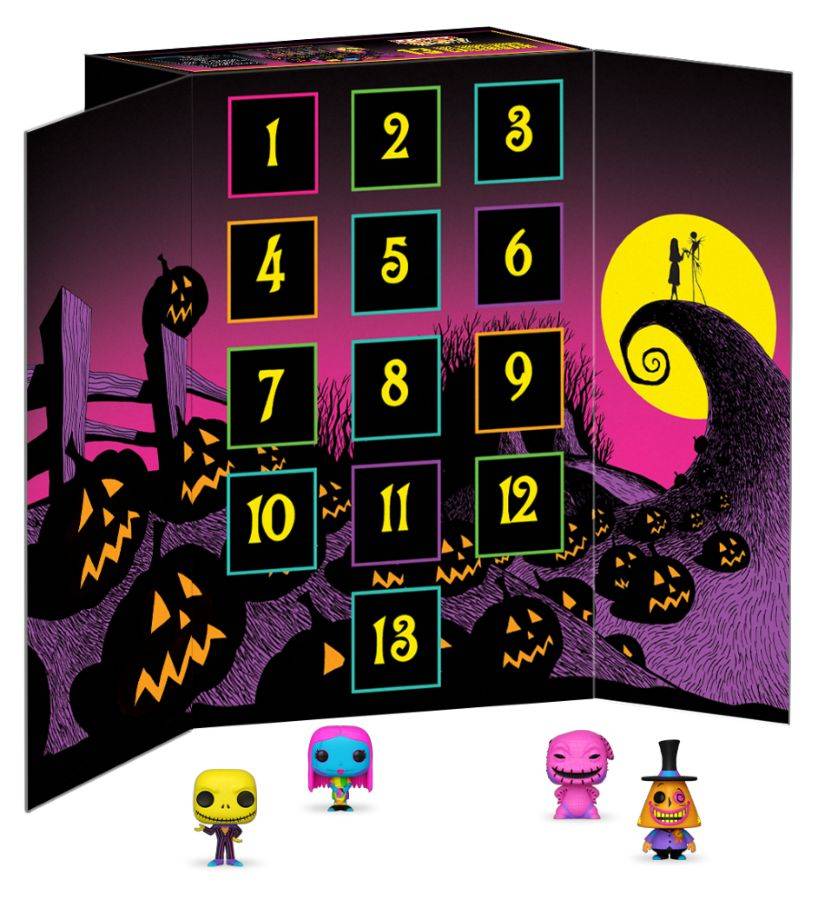 The Nightmare Before Christmas - 13 Day Black Light Countdown Calendar