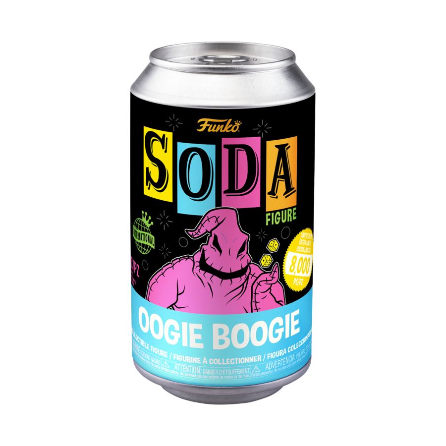 The Nightmare Before Christmas - Oogie Boogie Black Light Vinyl Soda