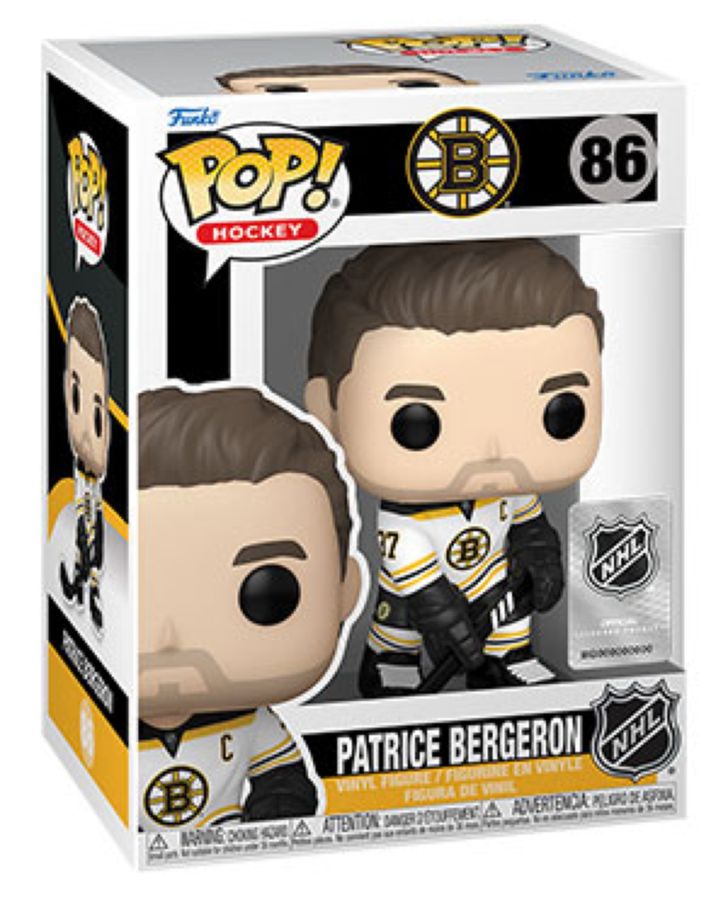 NHL: Bruins - Patrice Bergeron (Road Jersey) Pop! Vinyl