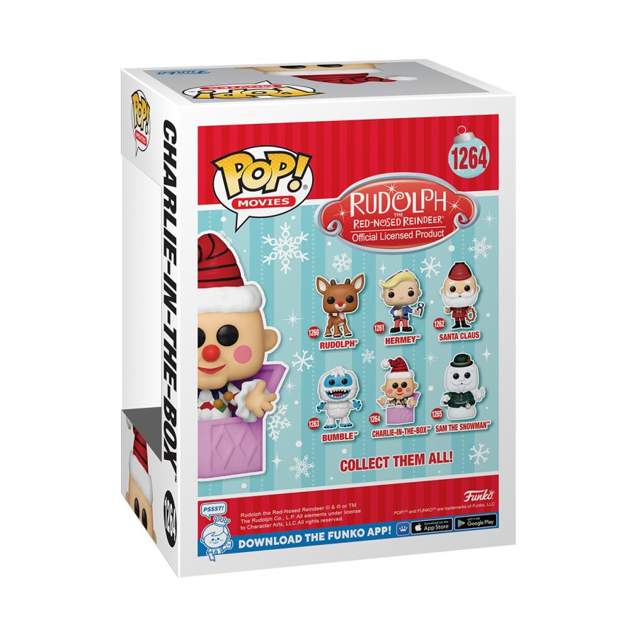 Rudolph - Charlie in the Box Pop! Vinyl