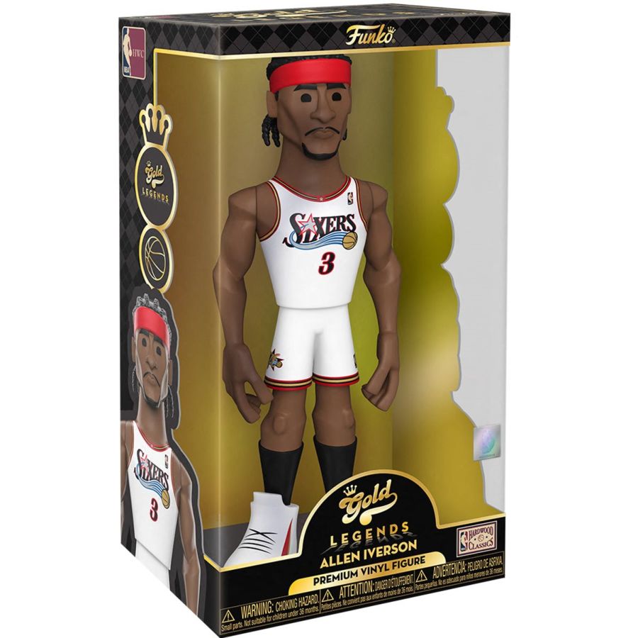 NBA: 76ers - Allen Iverson 12" Vinyl Gold