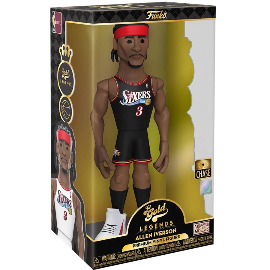 NBA: 76ers - Allen Iverson 12" Vinyl Gold