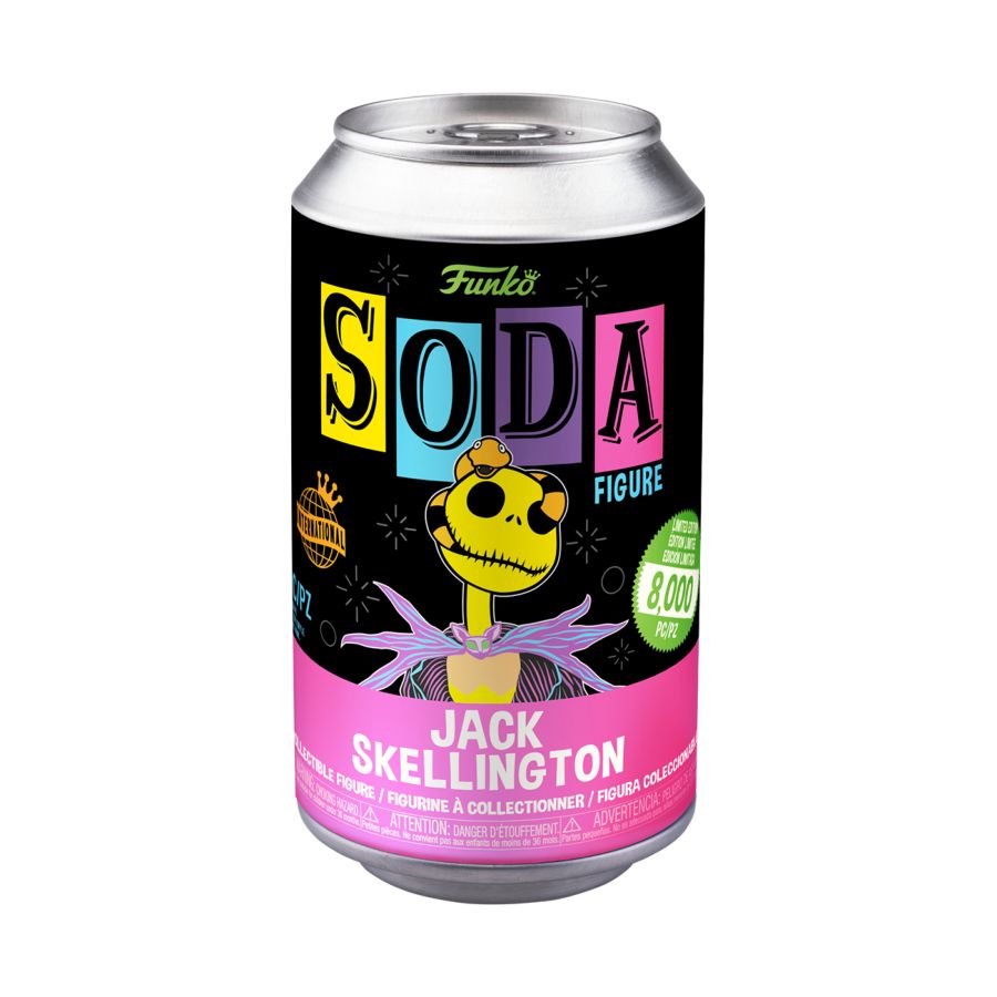 The Nightmare Before Christmas - Jack Skellington with Snake Vinyl Soda