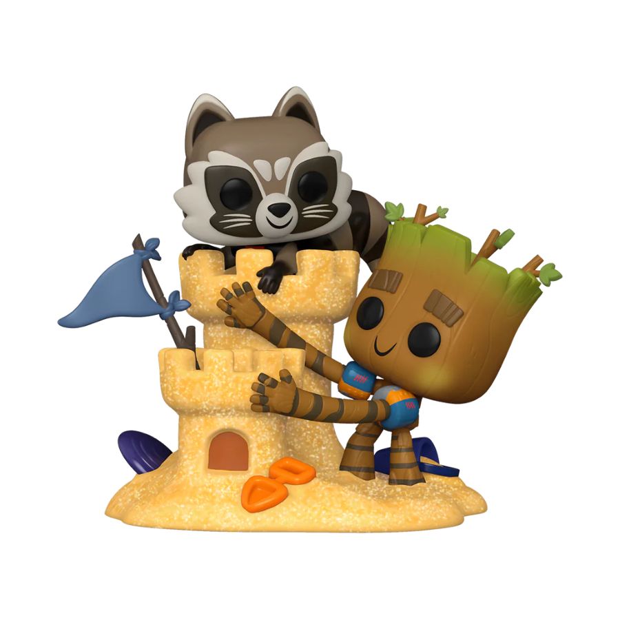 Marvel - Rocket & Groot Beach Day US Exclusive Pop! Moment