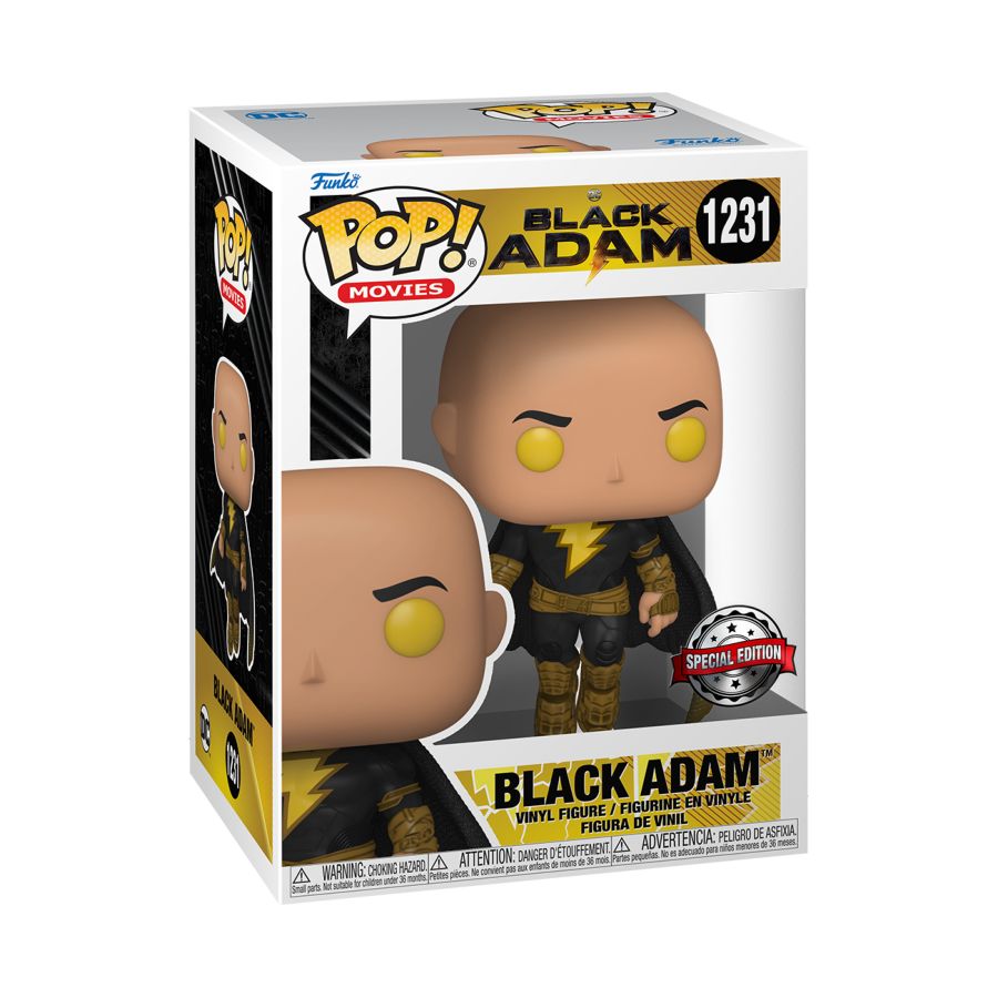 Black Adam (2022) - Black Adam Glow US Exclusive Pop! Viynl
