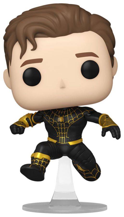 SpiderMan: No Way Home - SpiderMan (Black Suit) Unmasked US Exclusive Pop! Vinyl