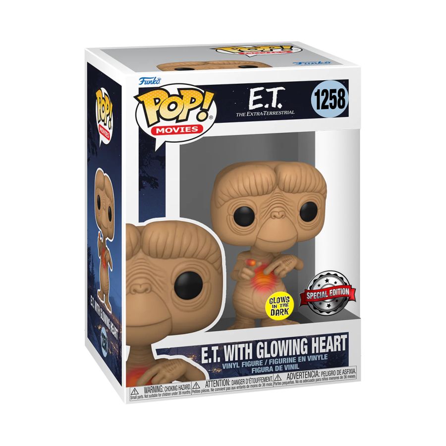 E.T. the Extra-Terrestrial - E.T. Glow Heart US Exclusive Pop! Vinyl