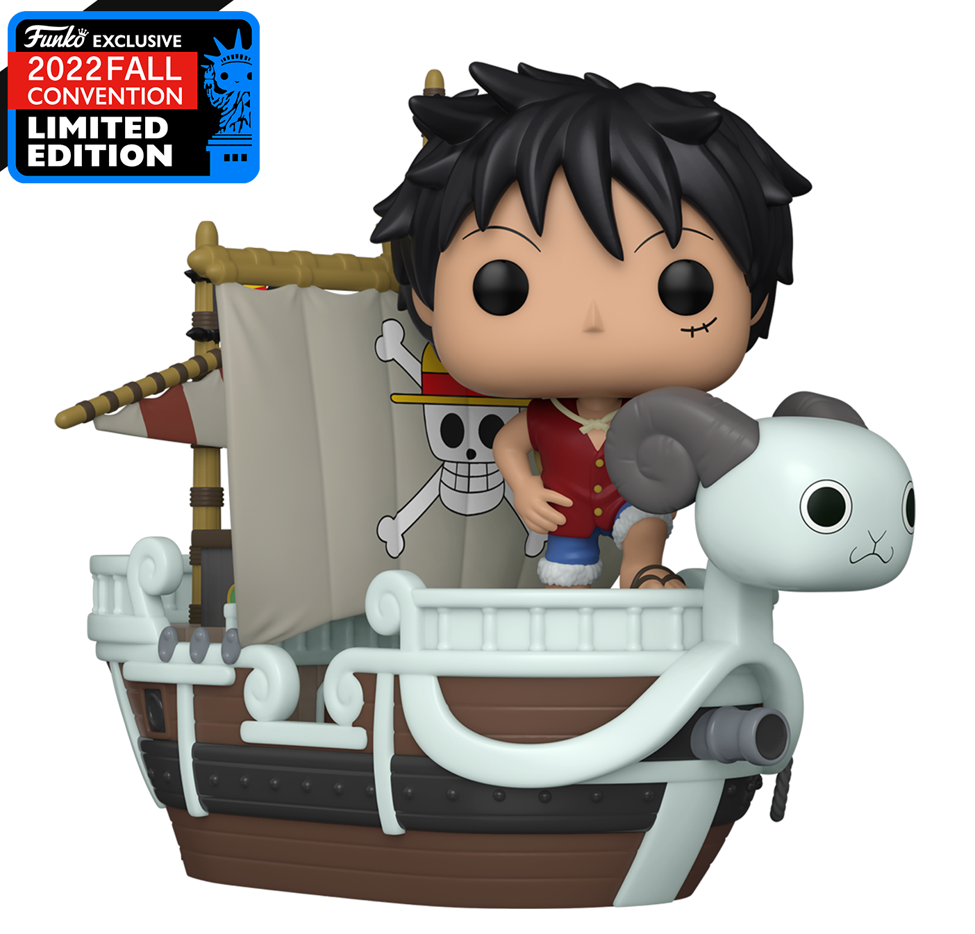 One Piece - Luffy with Going Merry NYCC 2022 Fall Convention Exclusive Pop! Ride #111