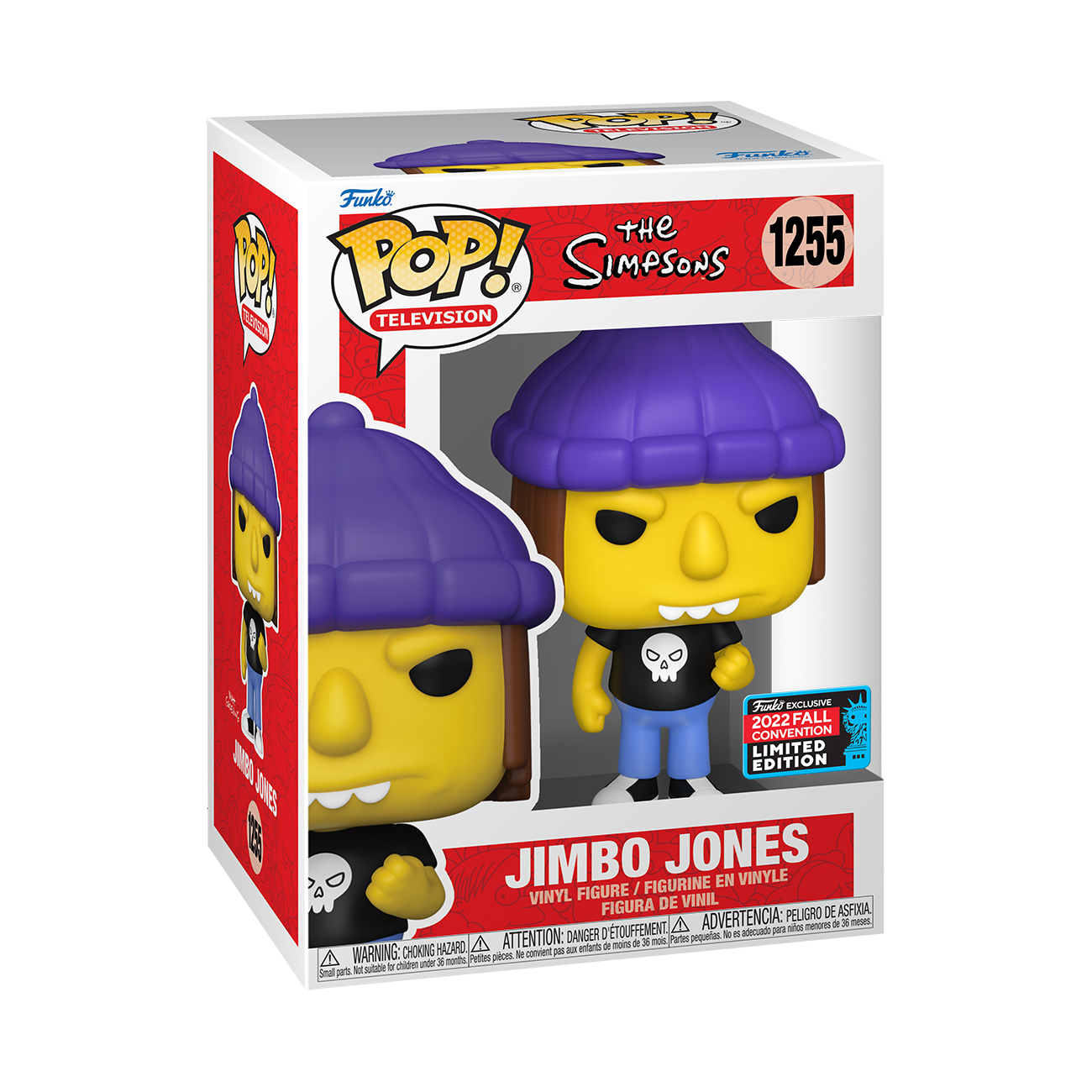 The Simpsons - Jimbo Jones 2022 NYCC Fall Convention Exclusive Pop! Vinyl #1255