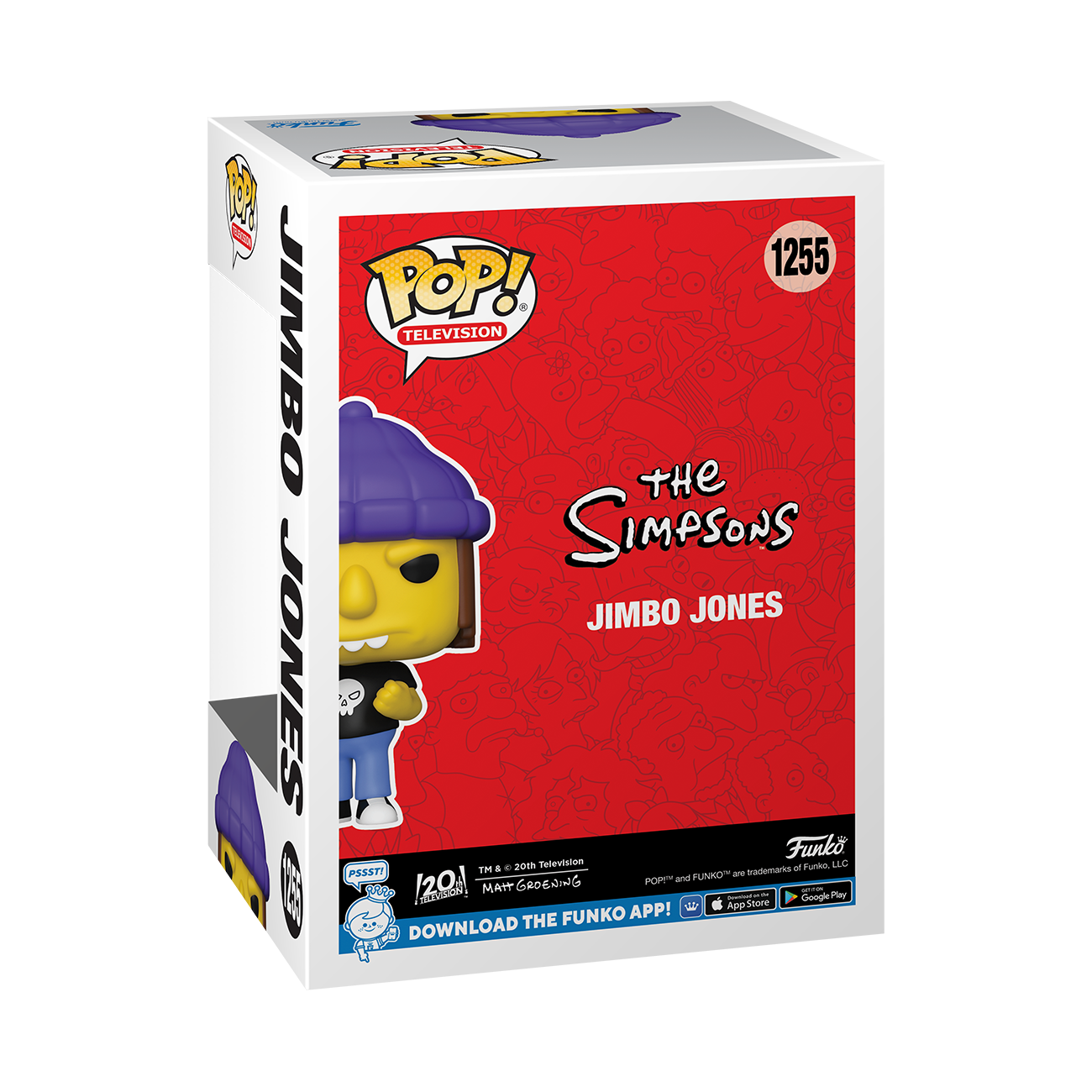 The Simpsons - Jimbo Jones 2022 NYCC Fall Convention Exclusive Pop! Vinyl #1255