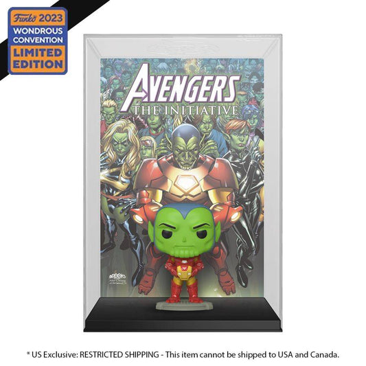 Marvel Comics - Iron Man Skrull Pop! Comic Cover Wonder Con 2023 Spring Convention Exclusive Pop! Vinyl