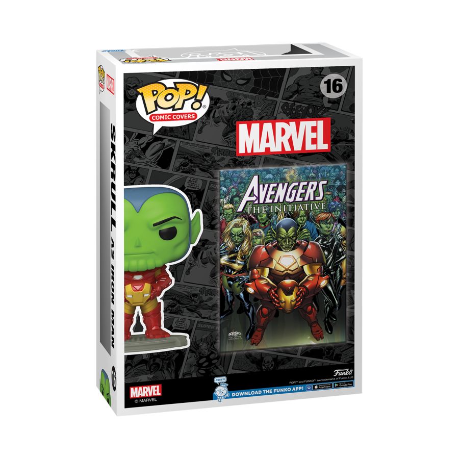 Marvel Comics - Iron Man Skrull Pop! Comic Cover Wonder Con 2023 Spring Convention Exclusive Pop! Vinyl