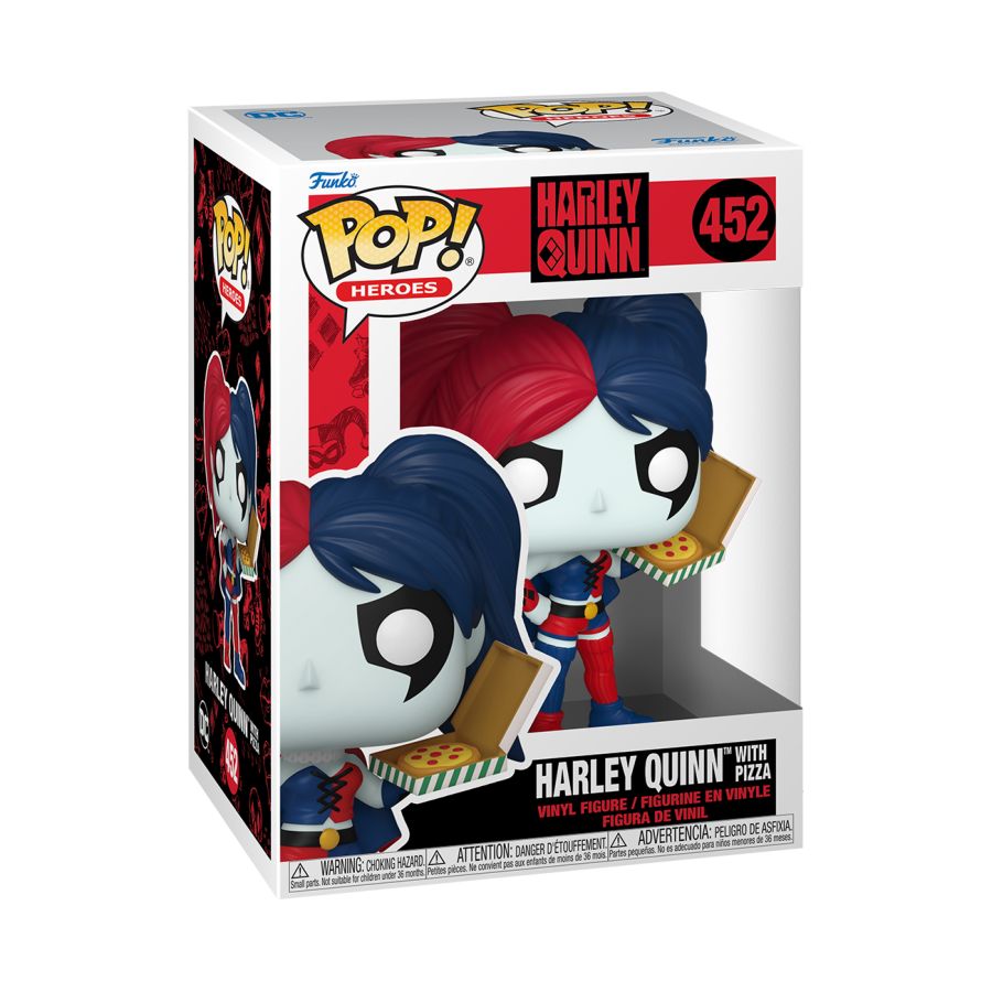 DC Comics - Harley Quinn with Pizza Pop! Vinyl