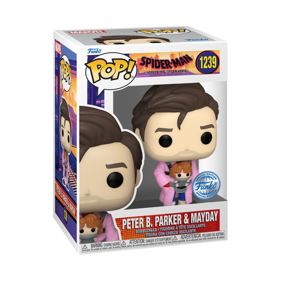 Spiderman: Acros the Spider-Verse - Peter B. Parker & Mayday US Exclusive Pop! Vinyl