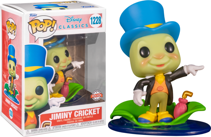 Disney Classics - Jiminy on Leaf D23 US Exclusive Pop! Vinyl