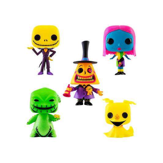 The Nightmare Before Christmas - Black Light US Exclusive Pop! 5-Pack