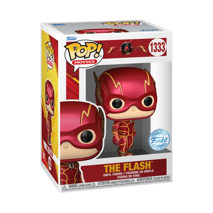 The Flash (2023) - The Flash (Metallic) US Exclusive Pop! Vinyl