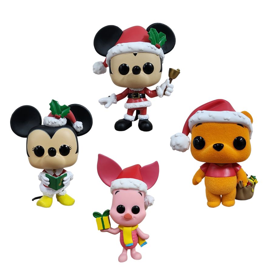 Disney - Mickey & Friends US Exclusive Holiday Pop! 4-Pack