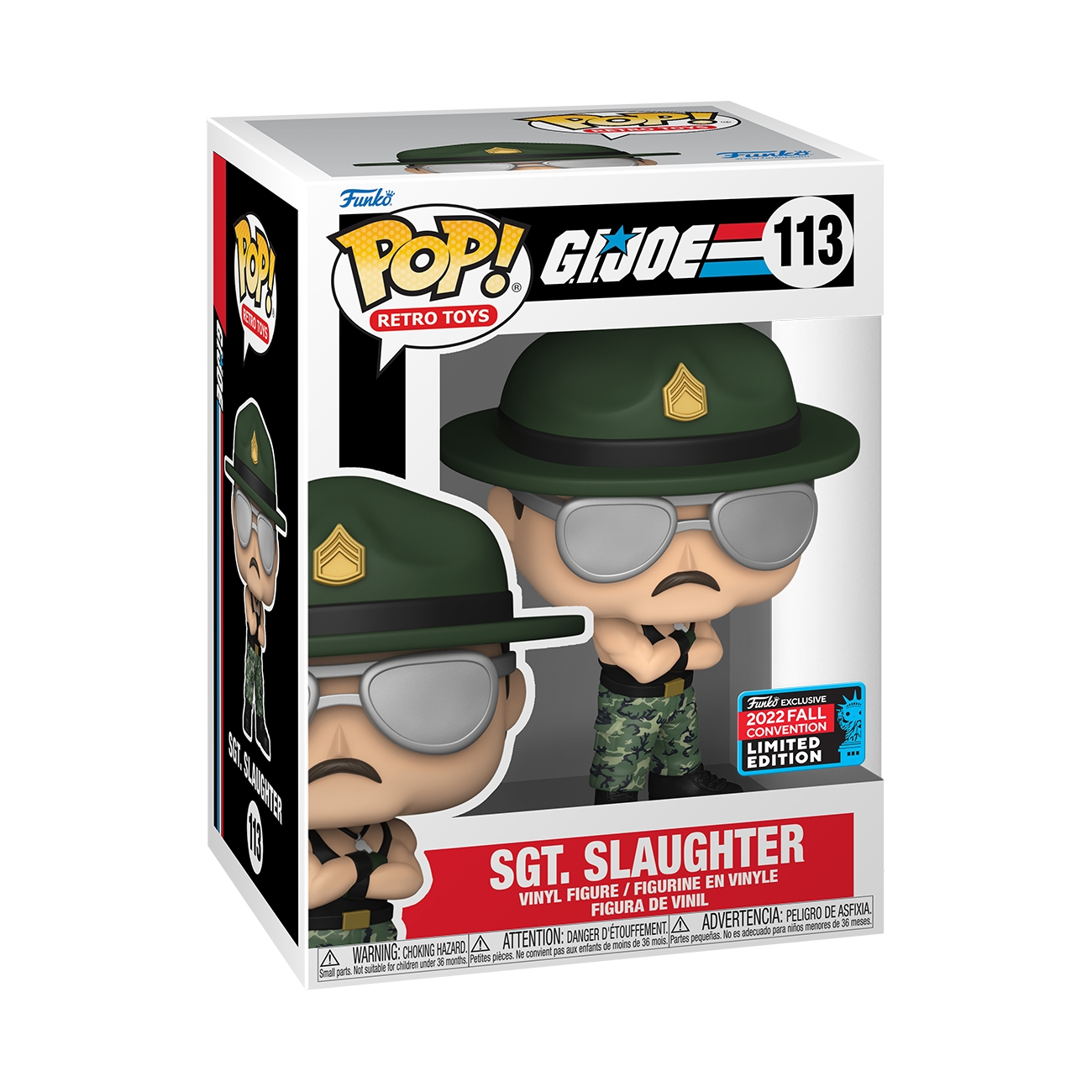 G.I. Joe - Sergeant Slaughter NYCC 2022 Fall Convention Exclusive Pop! Vinyl