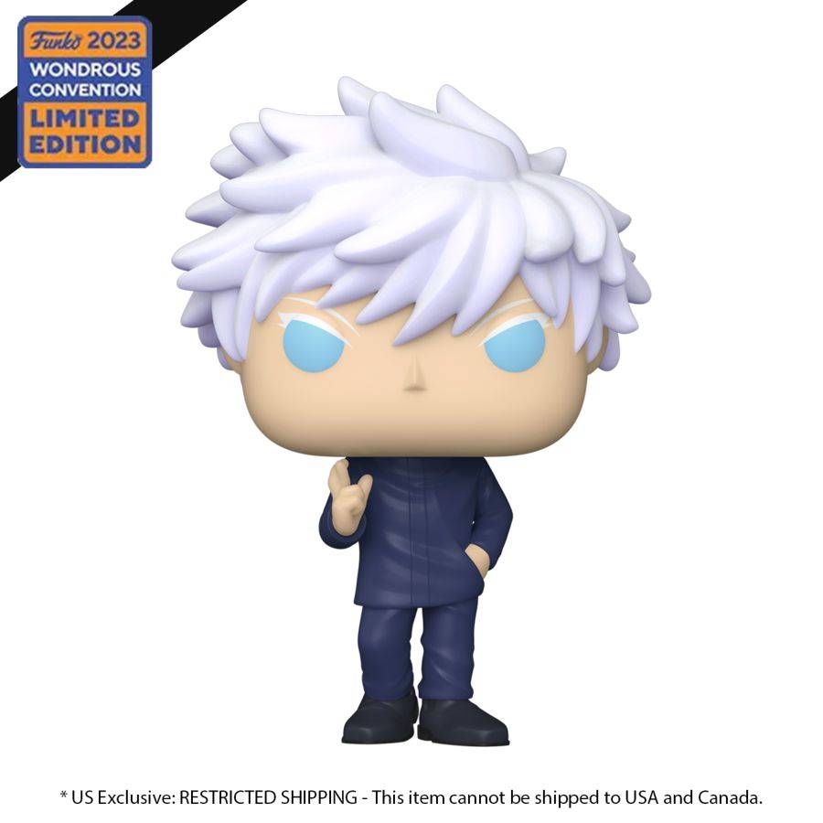Jujutsu Kaisen - Gojo Unmasked Pop! Vinyl Wonder Con 2023 Spring Convention Exclusive