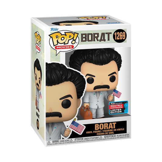 Borat - Borat with Flag NYCC 2022 Fall Convention Exclusive Pop! Vinyl #1269