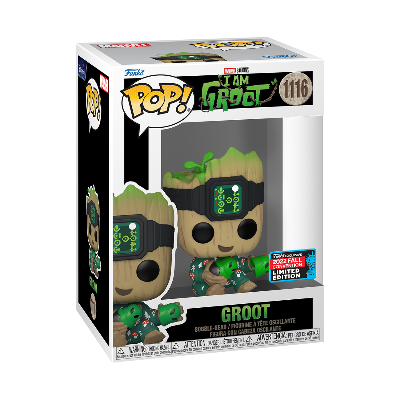 Marvel I Am Groot - Groot NYCC 2022 Fall Convention Exclusive Pop! Vinyl