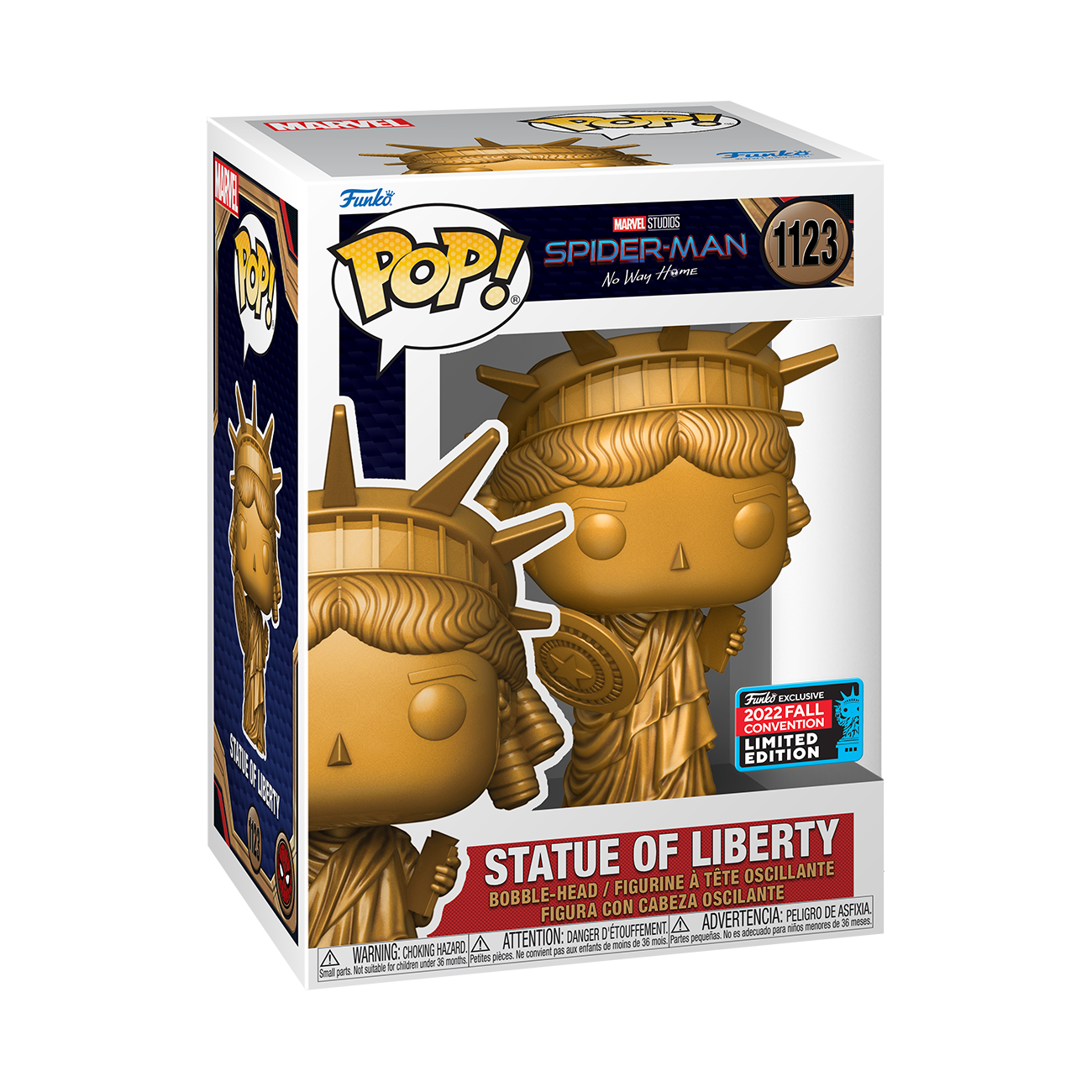 Spiderman: No Way Home - Statue of Liberty - NYCC 2022 Fall Convention Exclusive Pop! Vinyl