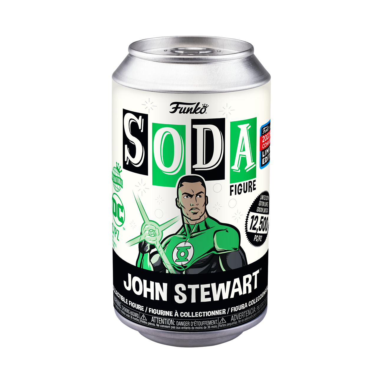 Green Lantern - John Stewart NYCC 2022 Fall Convention Exclusive Funko Vinyl Soda Figure (LE 9500 pc)