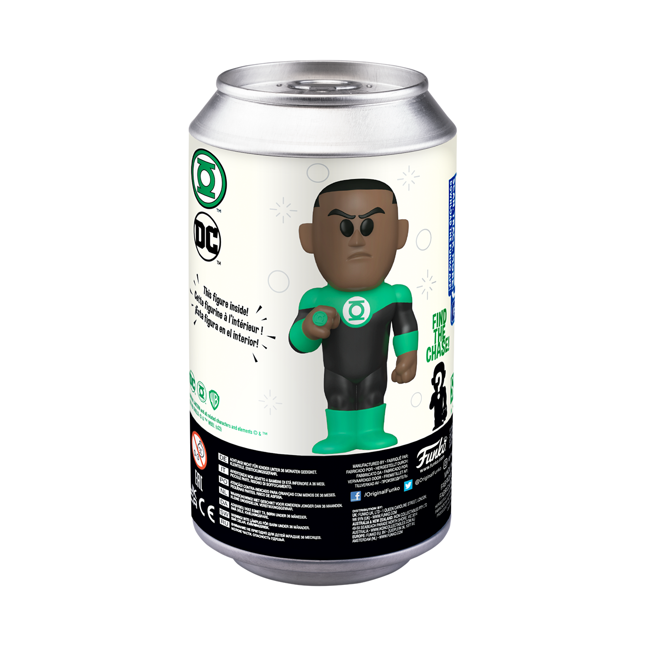 Green Lantern - John Stewart NYCC 2022 Fall Convention Exclusive Funko Vinyl Soda Figure (LE 9500 pc)