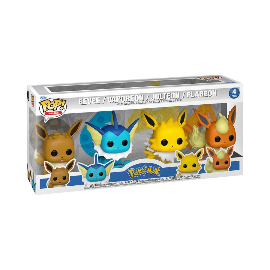 Pokemon - Eeveelutions US Exclusive Pop! 4-Pack